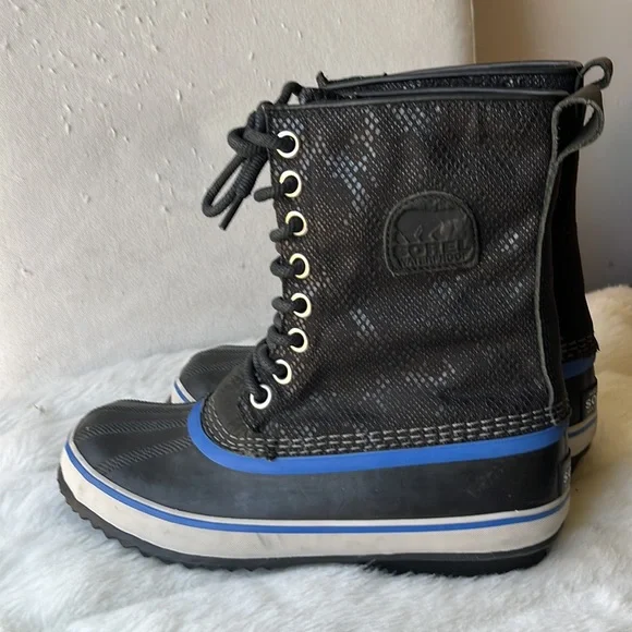 Sorel 1964 PREMIUM CVS Black Atmosphere Waterproof Winter Boots - Picture 4 of 15